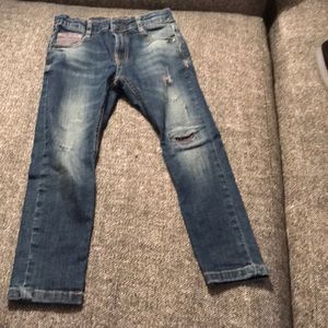 Zara Jeans, boys size 6, distressed skinny